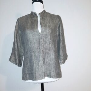 Eileen Fisher Linen Jacket Size PS